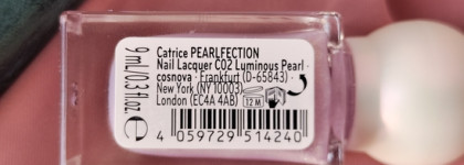 Нюд с изюмом: Catrice Pearlfection Nail Lacquer C02 Luminous Pearl
