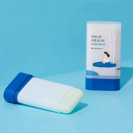 Блестящий брат: солнцезащитный стик Round Lab Birch Juice Moisturizing Sun Stick Spf50+ PA++++