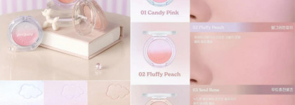 Градиентные русалочьи румяна Peripera Pure Blushed Custom Cheek в оттенке 02 Fluffy Peach