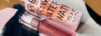 Стеклянные губы с Peripera Water Bare Tint в осеннем оттенке 06 Softly Brown