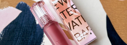 Стеклянные губы с Peripera Water Bare Tint в осеннем оттенке 06 Softly Brown