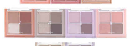 Любимая сияшка в палетке Rom&nd Better Than Eyes Palette 01 Dry Mango Tulip