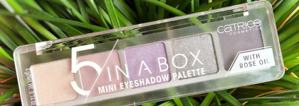 Шалость не удалась - палетка Catrice 5 in a box mini 080 Diamond Lavender Look