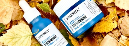 Команда в голубых тельняшках - крем и сыворотка Medi-Peel Glutathione Hyal Aqua