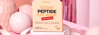 Патчи в дорожном формате: Petitfee 10 Day Rejuvenating Peptide Eye Mask