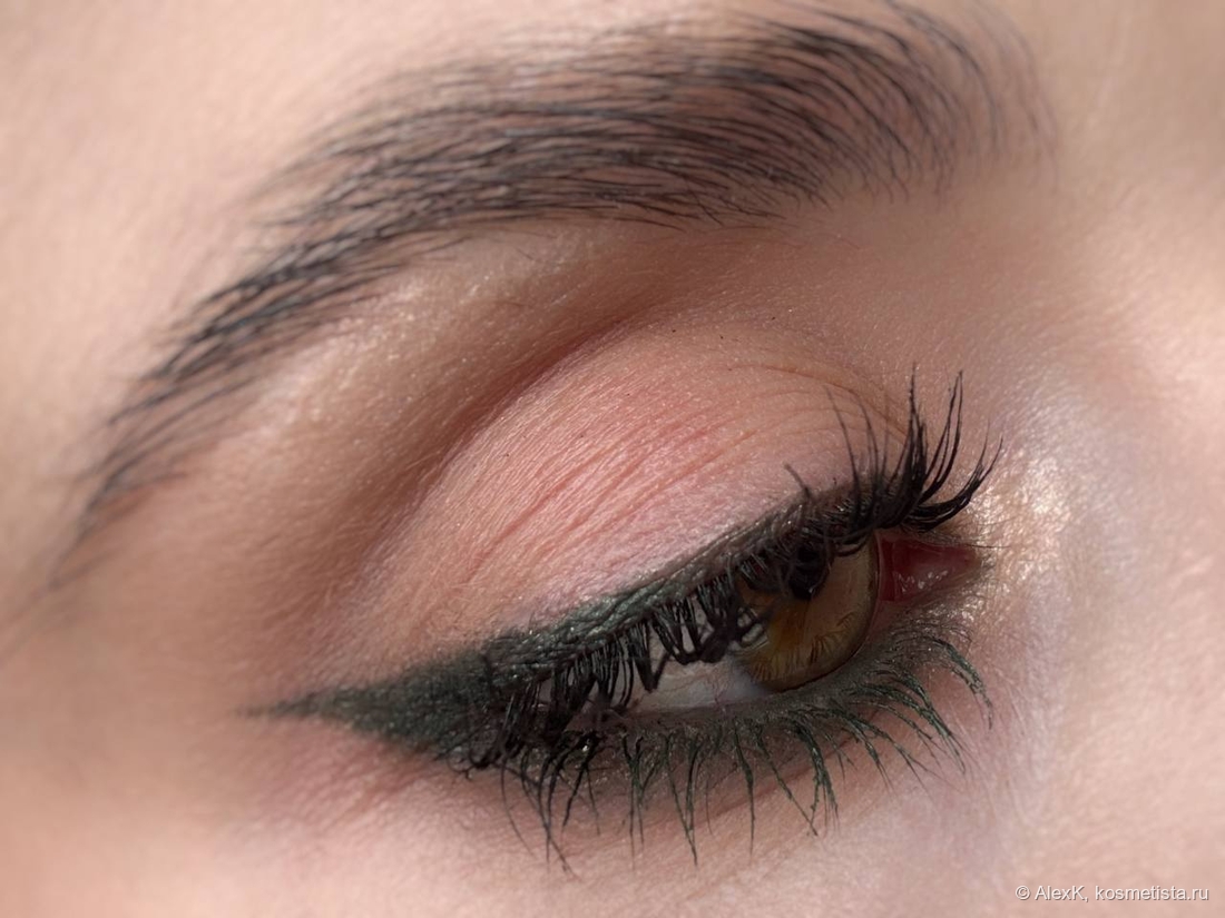 Stellary Automatic Eyeliner 06 Olive - стрелка и слизистая