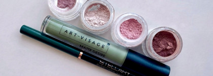 Осваиваю тренд Eye dots makeup в оттенках палитры Burnished Lilac