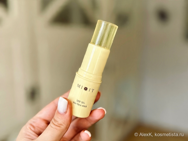 Mixit Sun Face Stick Spf50+: красивые обещания - жирная реальность