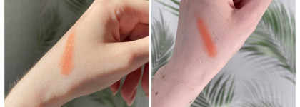 Romanovamakeup Sexy Cream Blusher в оттенке Shiny Peach - румяна из серии "я бы никогда не..."