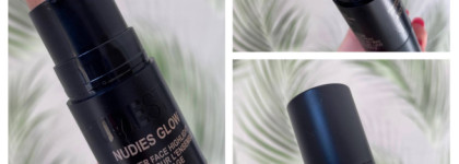 Так вот ты какая, glass skin! Деликатность с хайлайтером в стике All Over Face Colour Glow от Nudestix