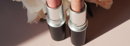 Губные обновки к осени: MAC Cremesheen Lipstick в оттенке Creme Cup и MAC Amplified Lipstick в оттенке Blankety