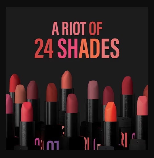 Chambor Matte Riot, палитра
