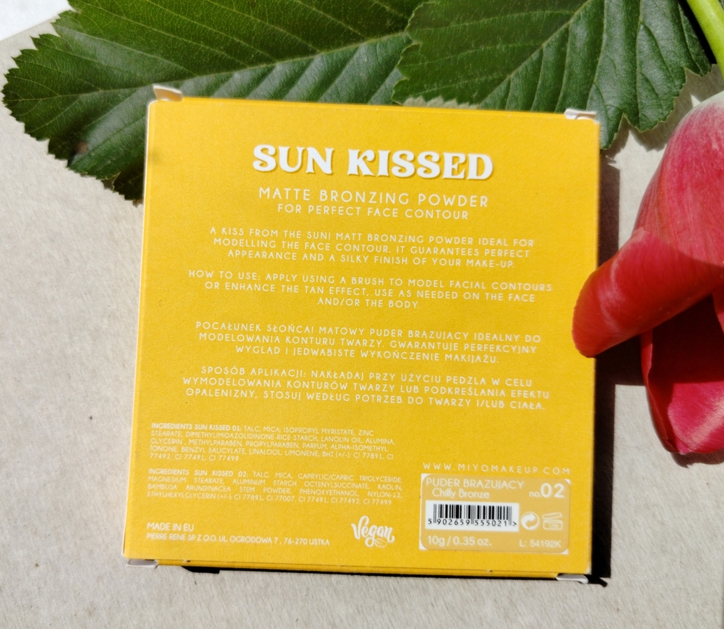 Miyo Sun Kissed Powder New Edition, упаковка