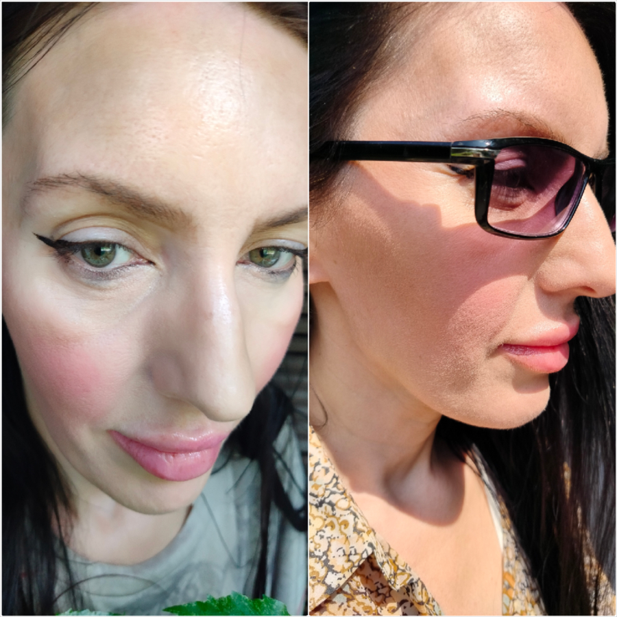 Бронзер Miyo Sun Kissed Powder в макияже