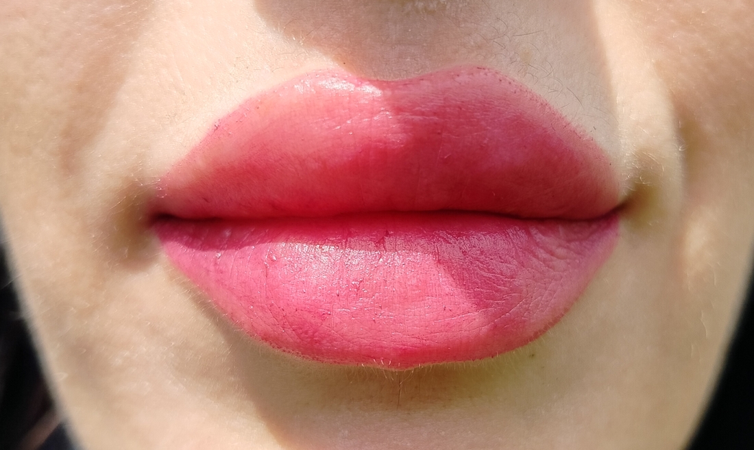 Bourjois Rouge Edition Velvet в оттенке №14 PlumPlum Girl, на губах в один слой