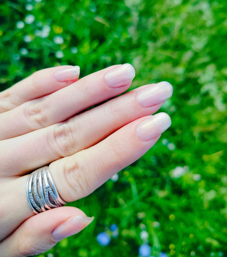 EL Corazon Active Bio-gel Color gel polish №423/2 на розовую базу