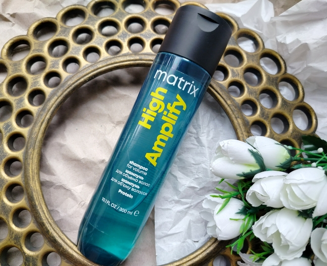 Лучший шампунь для объёма тонких волос - Mаtrix Total Results High Amplify Protein Shampoo