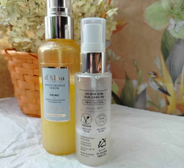 Сыворотки, которые помогли моей коже зимой от D'Alba: White Truffle First Spray Serum и White Truffle Prime Intensive Serum