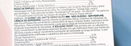 Vichy Mineral 89 48H moisture matt sorbet - идеальное увлажнение моей жирной кожи в жару