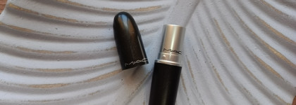 MAC strip down amplified lipstick в оттенке Smoked Almond - теплый нюд для всех цветотипов