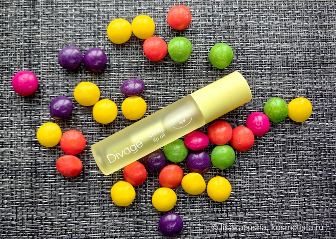 Ароматное масло для губ Divage Dewy Lip Oil в оттенке Vanilla
