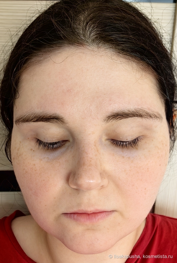 После смывания