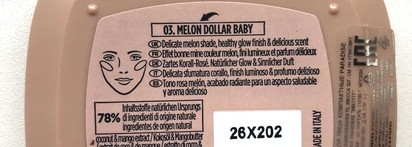 Освежающие летние румяна L'oreal Paris Blush Of Paradise Melon Dollar Baby 03