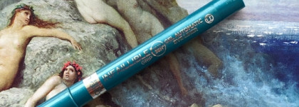 Эффектный бирюзовый металлик: новый карандаш для глаз L’oreal Infaillible gel automatic eyeliner в оттенке 007 Turquoise Faux Fur