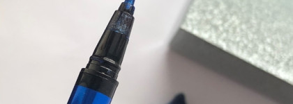 Сапфировые стрелки с подводкой для глаз Parisa Glam&glow long lasting brush eyeliner в оттенке 05