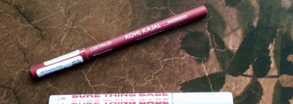 Двое из Бордо: тушь RAD All That Juice Mascara в оттенке Oxblood и карандаш для глаз Catrice Kohl Kajal в оттенке 100 Burgundy babe