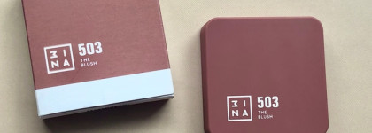 В оттенке розового дерева: румяна 3INA The blush 503 и помада Funky monkey Plushy lipstick 02