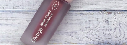 Эффект мягкого фокуса с помадой Divage Matte Cloud liquid lipstick в оттенке 02 Rose shadow