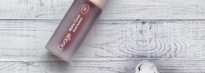 Эффект мягкого фокуса с помадой Divage Matte Cloud liquid lipstick в оттенке 02 Rose shadow