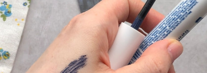 Одно расстройство! Тушь Luxvisage Perfect Color Веер пышных ресниц в оттенке Blue