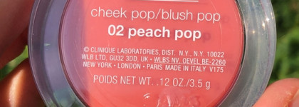 Хорошо забытое старое: Румяна Clinique Cheek Pop Blush Pop в оттенке 02 Peach pop