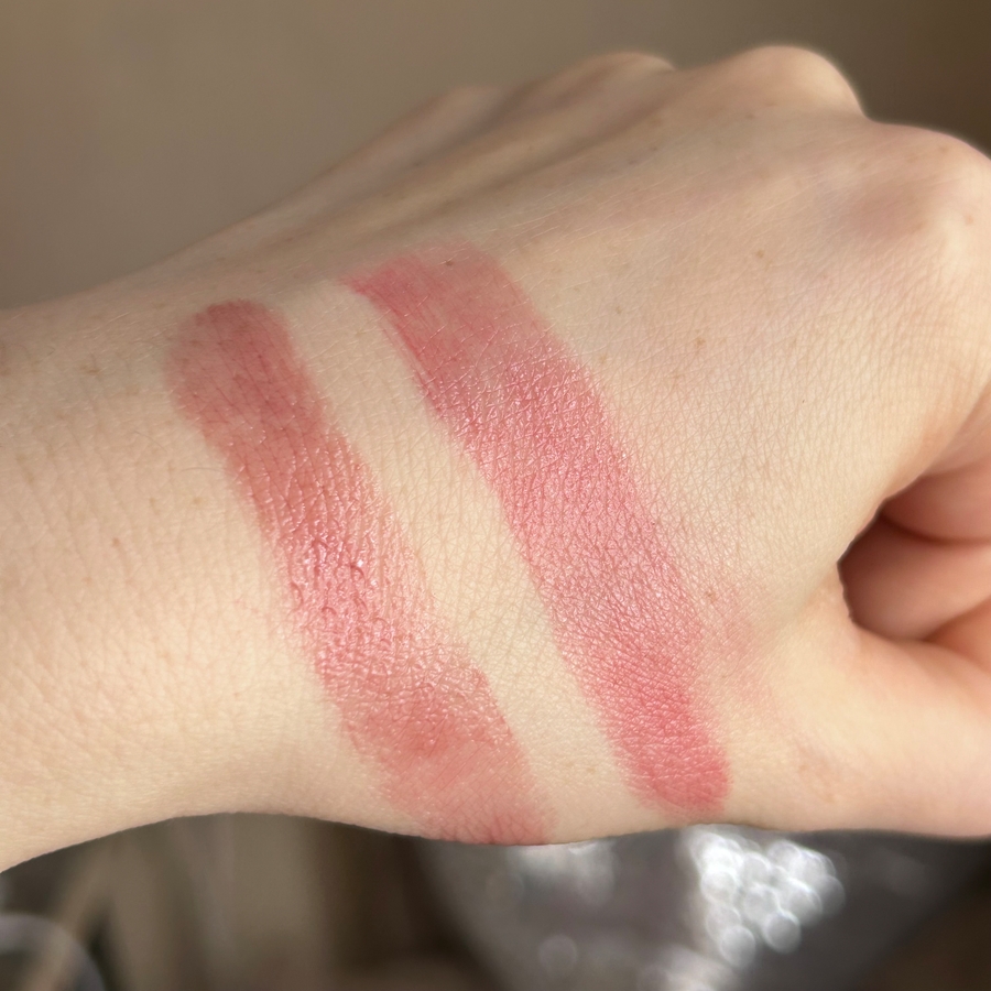 Слева Rom&nd, справа A'Pieu.