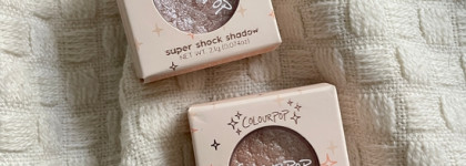 Блестящие и "влажные" Colourpop Super Shok Shadows в оттенках Frog, Ladybird (GIF)