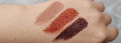 Кремовые помады от Cosmic Brushes. Velvet Matte Lipstick в цветах Nancy, Salem и Clarice