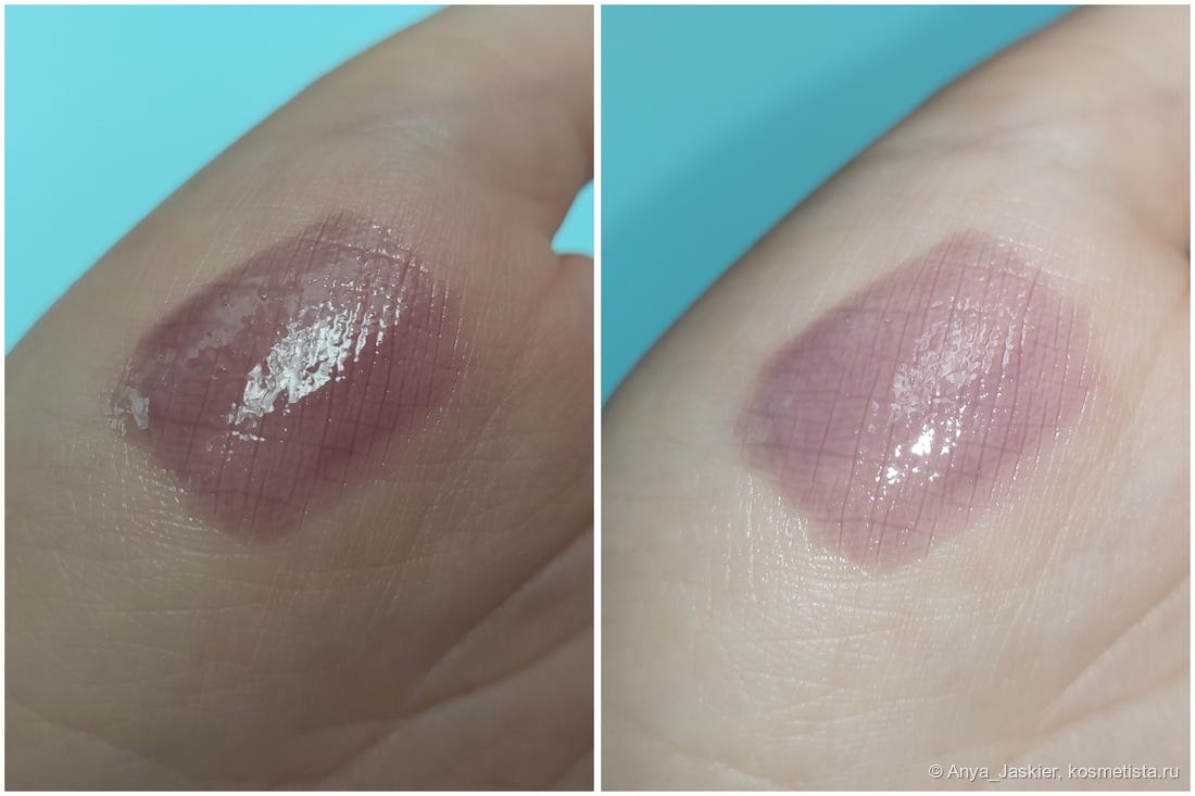 слева - дневной свет, справа - холодный искусственный