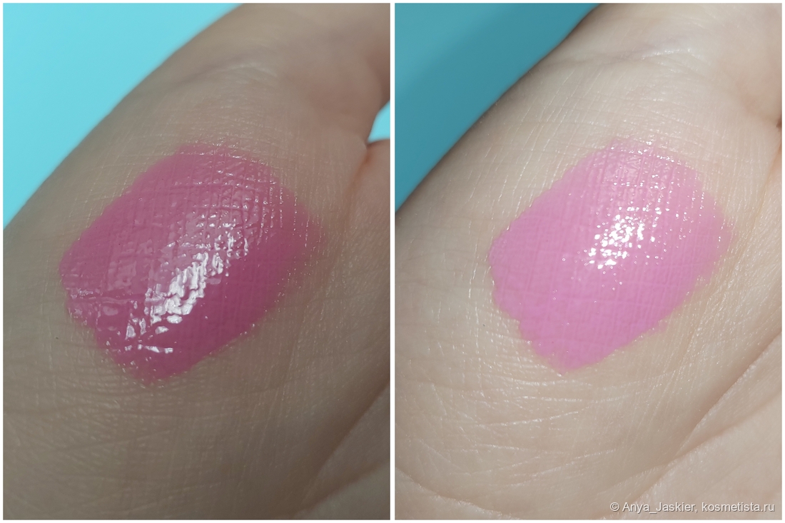 слева - дневной свет, справа - холодный искусственный