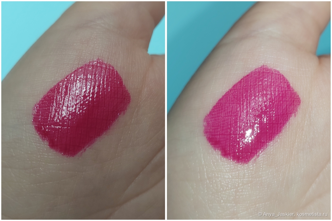 слева - дневной свет, справа - холодный искусственный