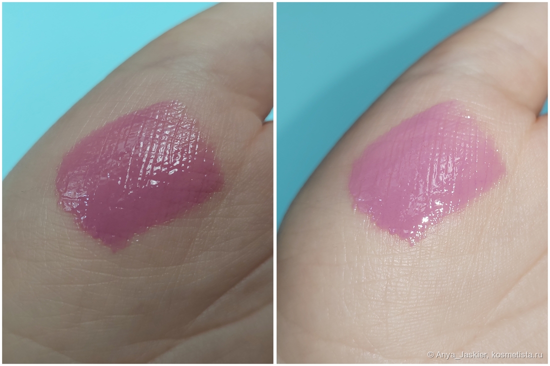 слева - дневной свет, справа - холодный искусственный