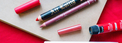 Увлажняющее red lip комбо: карандаш Beauty Bomb Alt Lolita и помада Л'Этуаль Comme Il Faut Gold