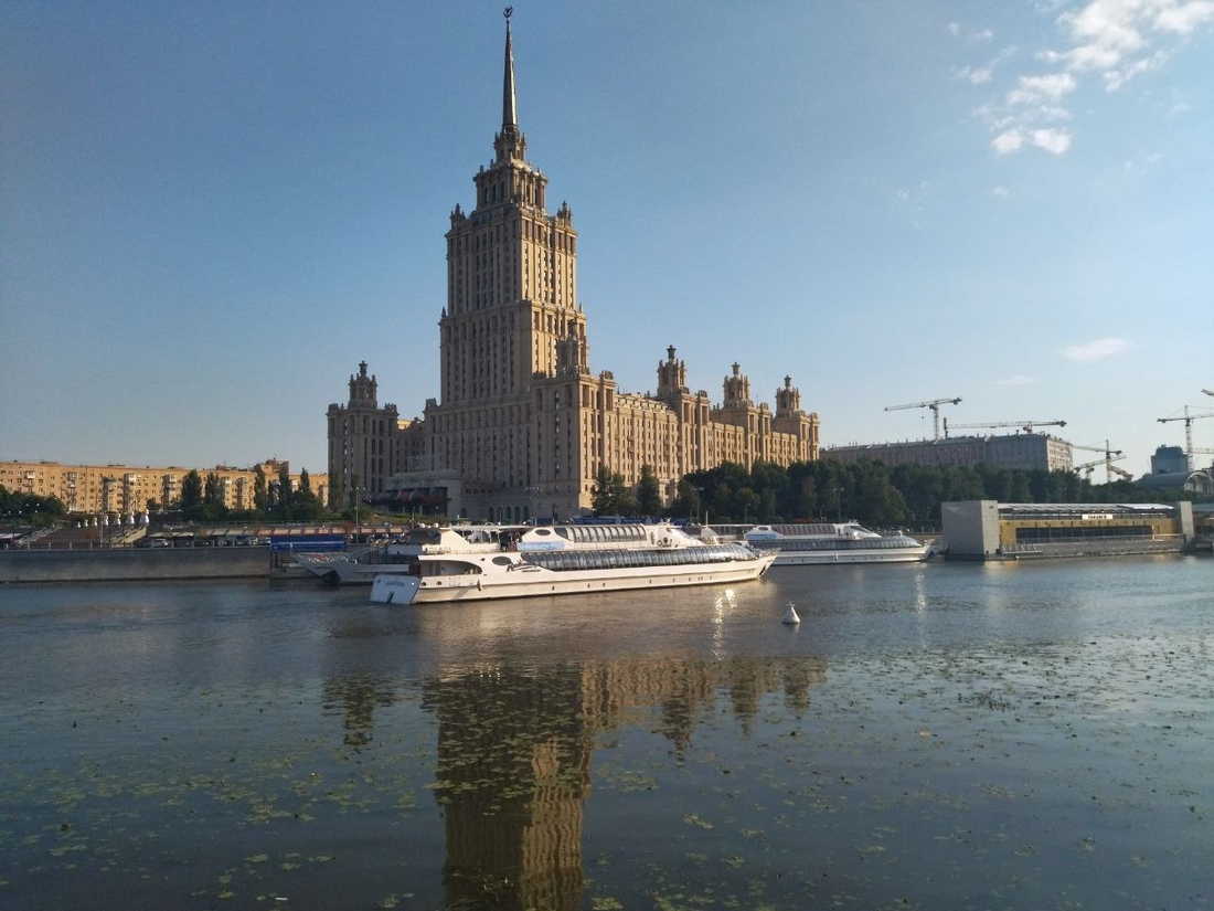 Москва-река, речные трамвайчики