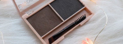 Мой ежедневный макияж бровей с тенями для бровей Divage Eyebrow Powder Set Waterproof 02