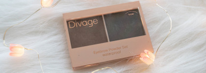 Мой ежедневный макияж бровей с тенями для бровей Divage Eyebrow Powder Set Waterproof 02
