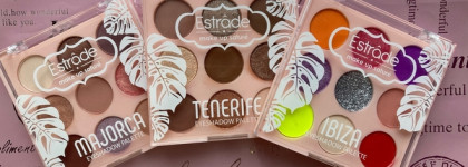 Палетки Estrade: Majorca, Tenerife и Ibiza. Краткий обзор, свотчи, макияжи