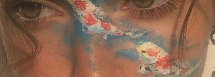 Макияж на двоих: рисую карпов для заядлого рыбака