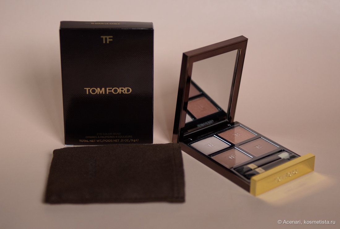 Коробка, пыльник, палетка с аппликаторами