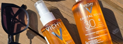 Двойная защита от Vichy Capital Soleil: Спрей-вода SPF 30 и Масло SPF 50+